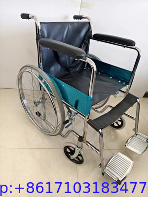 High Quality Affordable Steel Chromed Standard Wheelchairs