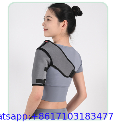 Grey Color Adjustable Neoprene Shoulder Brace for Dislocations and Sprains